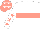 Silk - White, coral hoop, coral star stripe on sleeves, white stars on coral cap