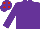 Silk - Purple, purple cap, red spots