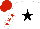 Silk - White, black star, white sleeves, red stars, red cap