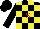 Silk - Black with red 's' & yellow blocks