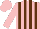 Silk - Pink, brown stripes