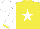 Silk - Yellow, white maple leave and star emblem, white sleeves, yellow cuffs, yellow and white cap