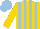 Silk - Gold, light blue stripes, light blue cap