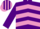 Silk - Purple, Mauve chevrons, Purple sleeves, striped cap