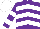 Silk - Purple, white chevrons, white hoops on sleeves, white cap