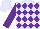 Silk - Lavender and purple diamonds, purple sleeves