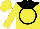 Silk - Yellow, black yoke, black circle