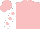Silk - Pink, pink spots on white sleeves