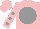 Silk - Pink, grey disc, grey spots on sleeves, pink cap