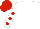 Silk - White, Red spots on sleeves, Red cap
