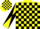 Silk - Yellow and Black check, diabolo on sleeves