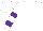 Silk - White, purple hoops on sleeves, white cap