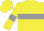 Silk - Yellow body, grey hoop, yellow arms, grey armlets, yellow cap