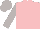 Silk - Light pink, light grey sleeves and cap