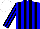 Silk - Blue body, black striped, blue arms, black striped, white cap