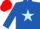 Silk - Royal Blue, Light Blue star, Red cap