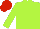 Silk - Lime green, Red cap