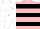 Silk - Pink and black hooped, white sleeves, white cap