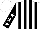 Silk - White, black stripes, white stars on black sleeves
