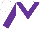 Silk - White, purple 'v' bib, purple sleeves, white cap