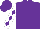 Silk - Purple, white sleeves with purple diamonds