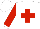 Silk - White, red cross, white cuffs on red sleeves