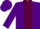 Silk - PURPLE, maroon panel, purple cap