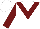 Silk - White, burgundy 'v', burgundy sleeves