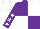 Silk - Purple and white (quartered), purple sleeves, white stars, white cap