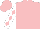 Silk - Pink, white al brand, pink diamond stripe on white sleeves