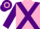 Silk - Pink, purple cross belts and sleeves, hooped cap