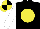 Silk - Black, yellow, spot, white sleeves, yellow & black quartered cap