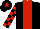 Silk - Black body, red stripe, red arms, black checked, black cap, red star