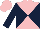 Silk - Pink, dark blue diablo, dark blue sleeves, pink Cap