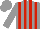 Silk - Grey body, red striped, grey arms, grey cap