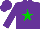 Silk - Purple body, green star, purple arms, purple cap