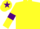 Silk - Yellow, Purple armlets, Yellow cap, Purple star