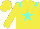 Silk - Yellow, aqua star and epaulets