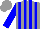 Silk - Grey body, big-blue striped, big-blue arms, grey cap, big-blue striped
