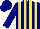 Silk - Navy and yellow stripes