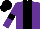 Silk - Purple, black stripe, armlets and cap