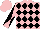 Silk - Pink, black diamonds, black diagonal quarters on sleeves