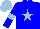 Silk - blue, light blue star, armlets and cap
