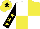 Silk - White and yellow (quartered), black sleeves, yellow stars, yellow cap, black star