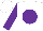 Silk - White, purple ball, sleeves