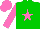 Silk - Green-light body, rose star, rose arms, rose cap