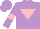 Silk - Mauve, pink inverted triangle and armlets