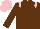 Silk - Brown, pink epaulets, pink cap
