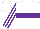Silk - White, purple hoop, purple stripes on sleeves