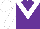 Silk - Purple, white chevron, white sleeves and cap